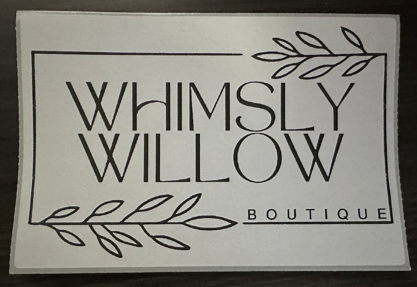 Whimsly Willow Sticker